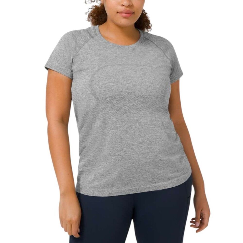 Lululemon Swiftly Tech Short Sleeve 2.0 Slate / White